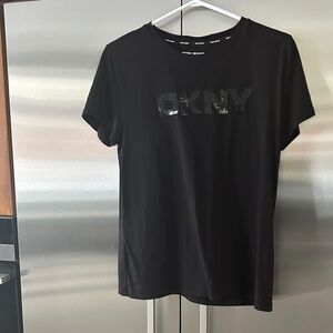 DKNY Black Logo Tee